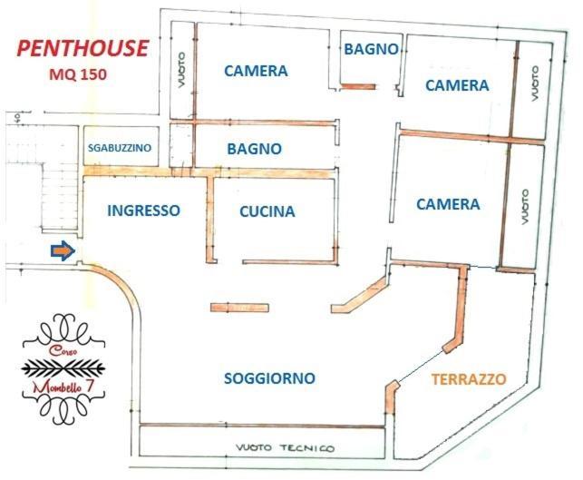 Penthouse Three Bedrooms Sanremo Exteriér fotografie
